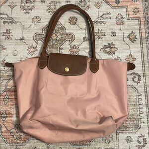 Pink Long Champ M Le Pliage